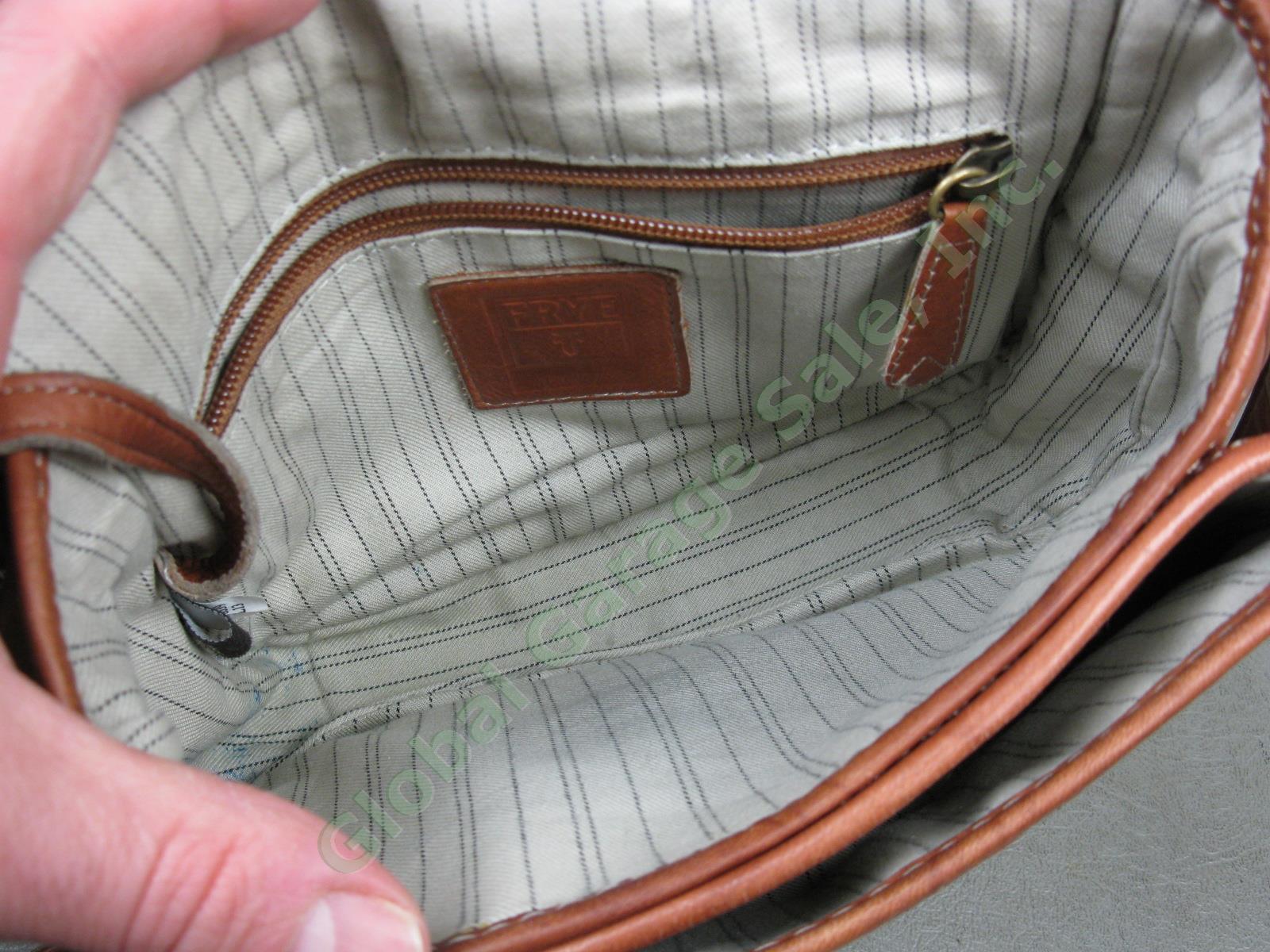 Frye Campus Saddle Cross Body Leather Handbag Clutch DB891 $298 Retail NORESERVE 8