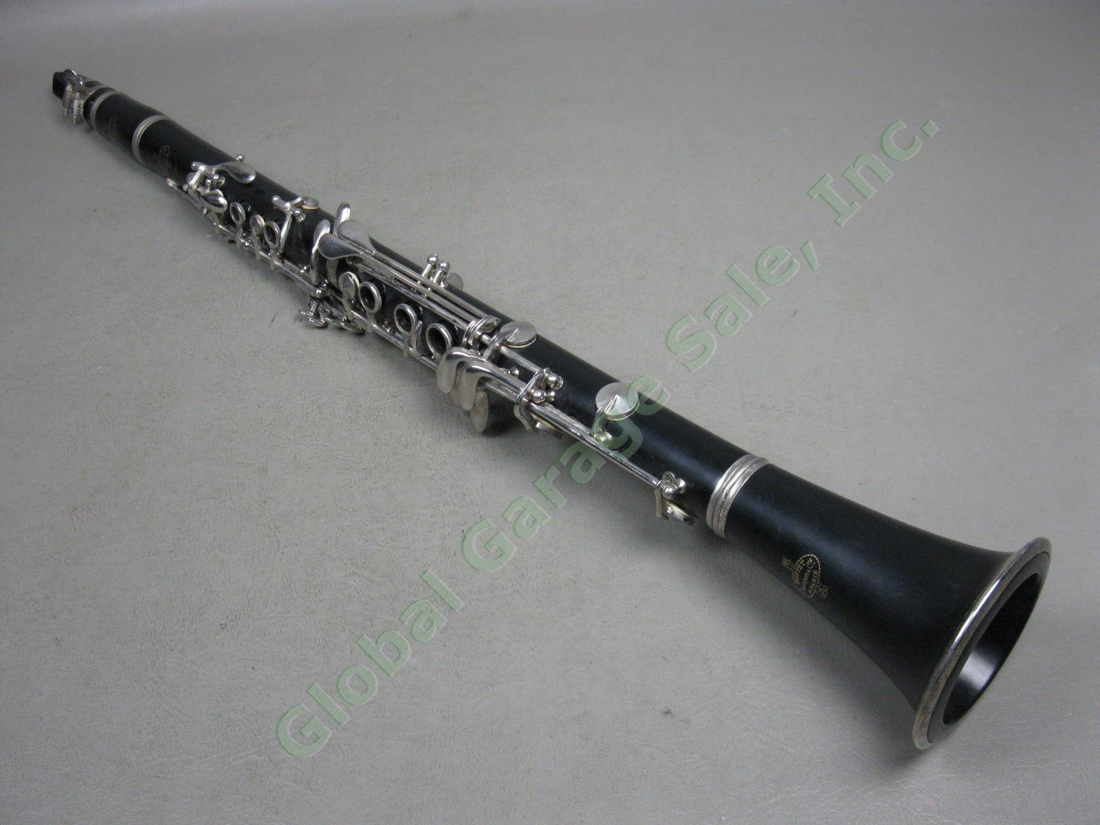 Buffet Crampon & Cie A Paris B12 Student Clarinet W/ Mouthpiece Case +
 Germany 2