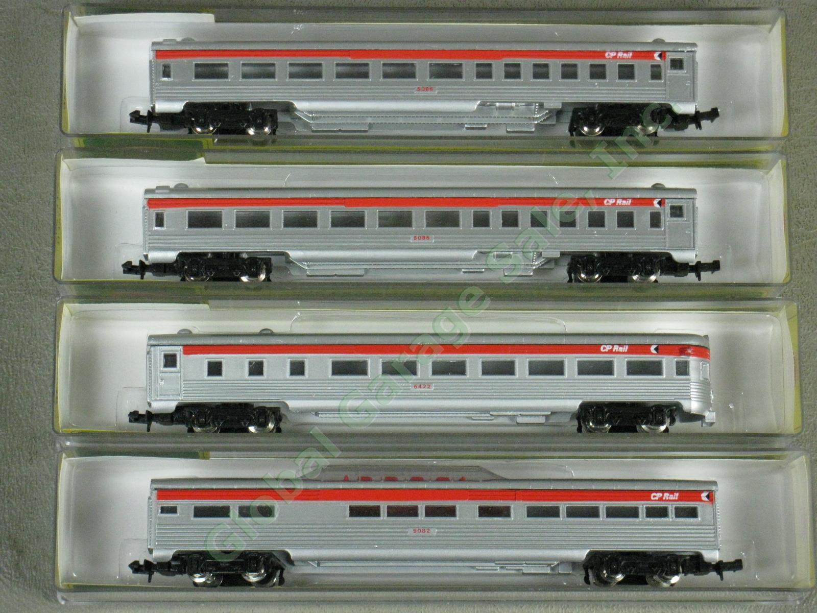6 Model Power N-Scale Passenger Car Coach Lot Set Canadian Pacific National BN 2