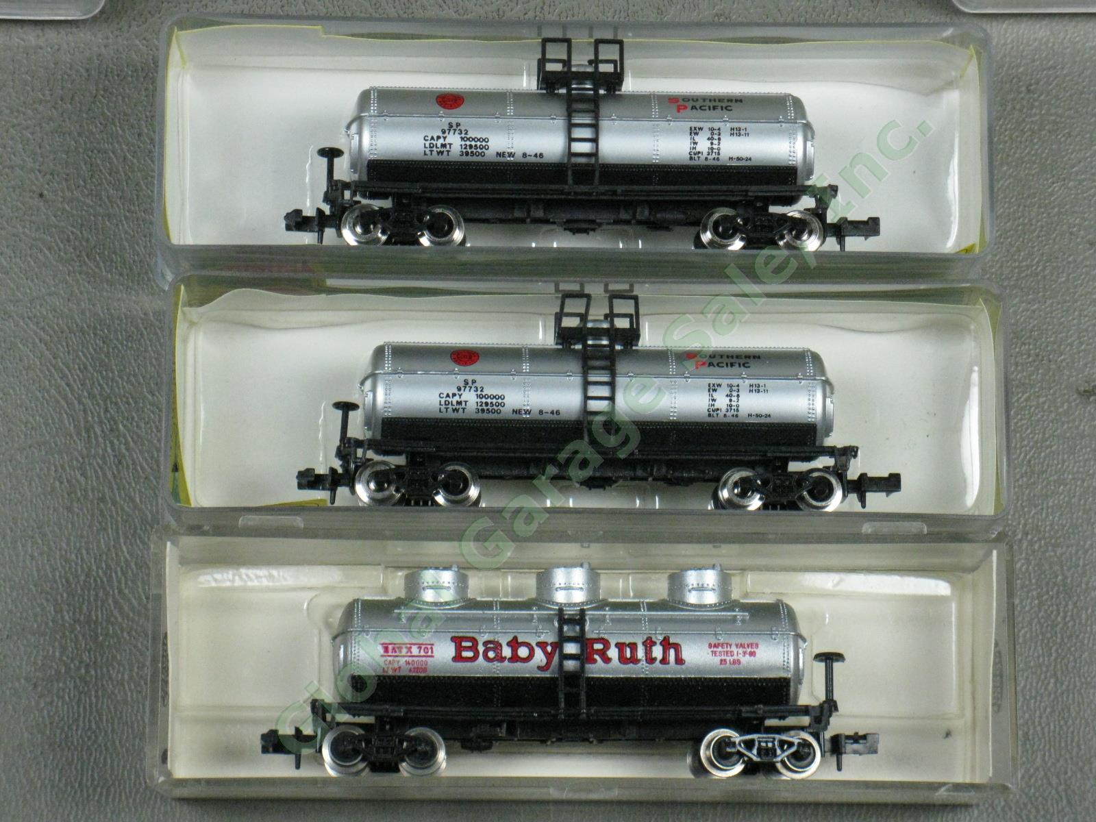 15 Model Power N Train Lot Tank Box Car Reefer Conrail GN SP PFE Dow Baby Ruth 1