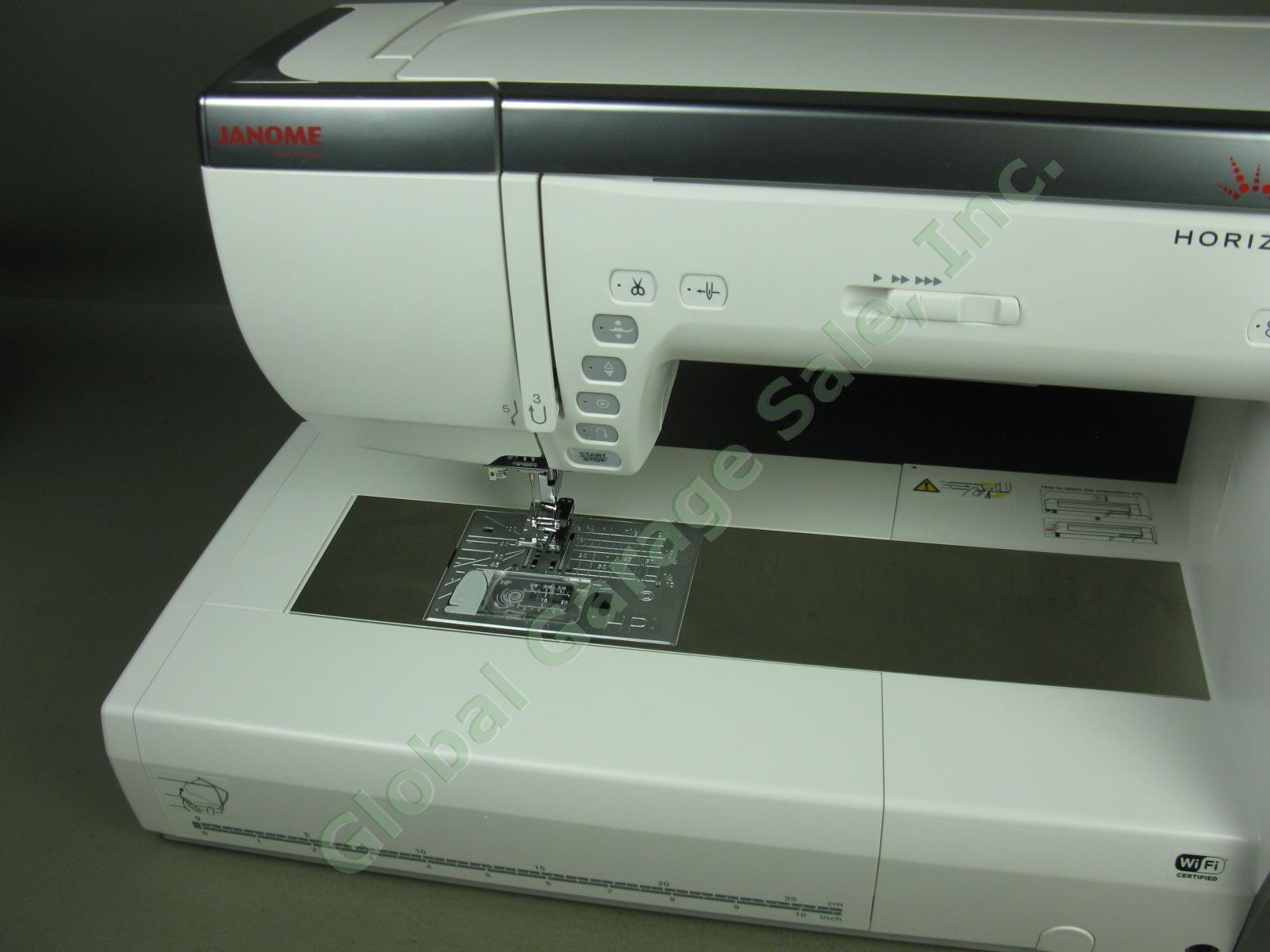 Janome Horizon Memory Craft MC 15000 Sewing Embroidery Machine 2 HOURS! Vers 3.0 2