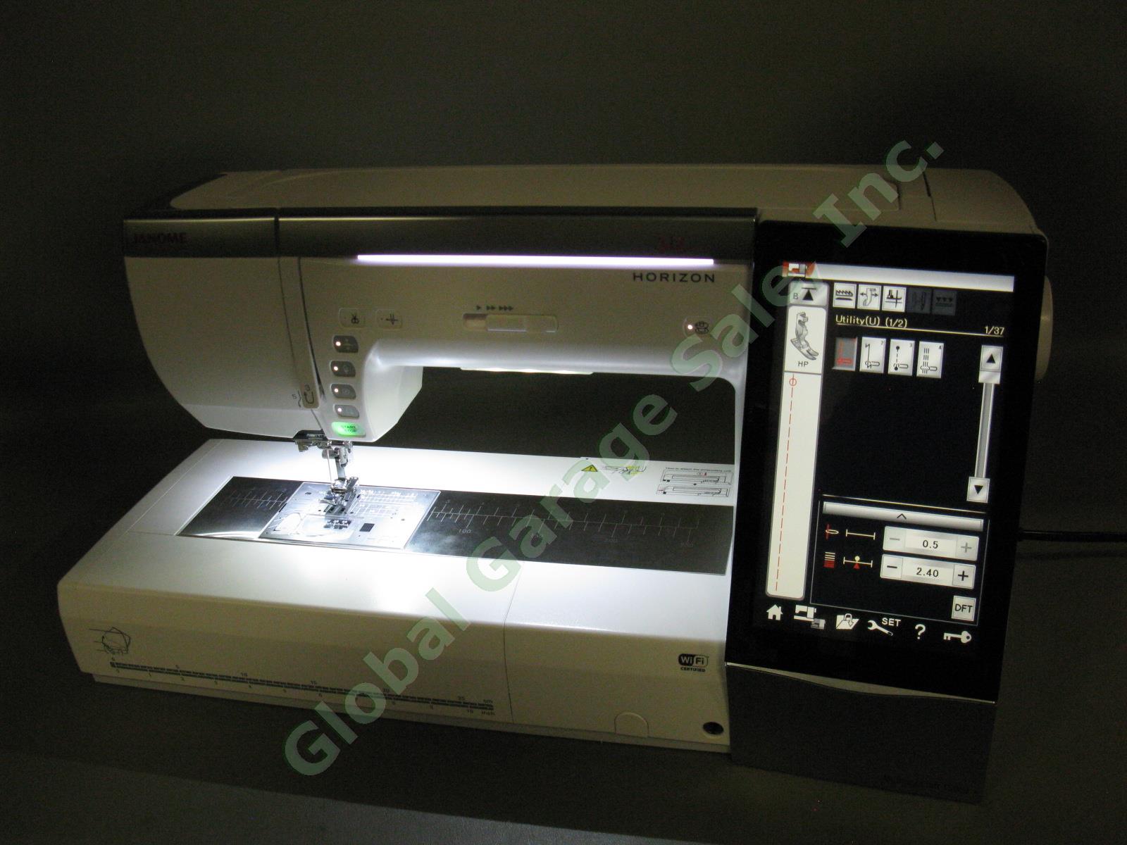 Janome Horizon Memory Craft MC 15000 Sewing Embroidery Machine 2 HOURS! Vers 3.0 4