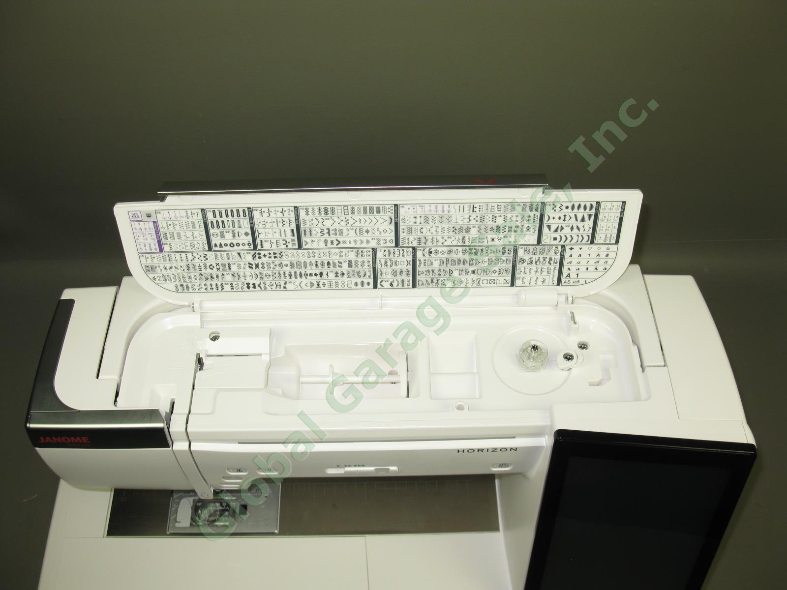 Janome Horizon Memory Craft MC 15000 Sewing Embroidery Machine 2 HOURS! Vers 3.0 11