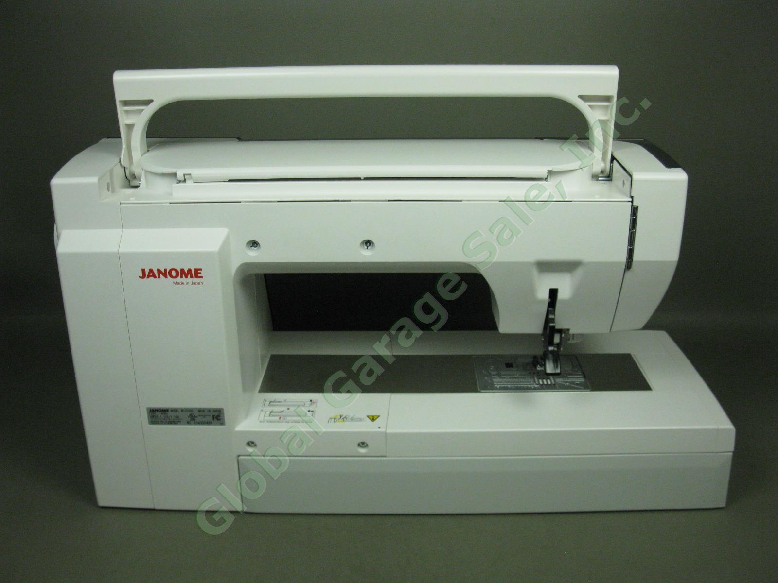 Janome Horizon Memory Craft MC 15000 Sewing Embroidery Machine 2 HOURS! Vers 3.0 16
