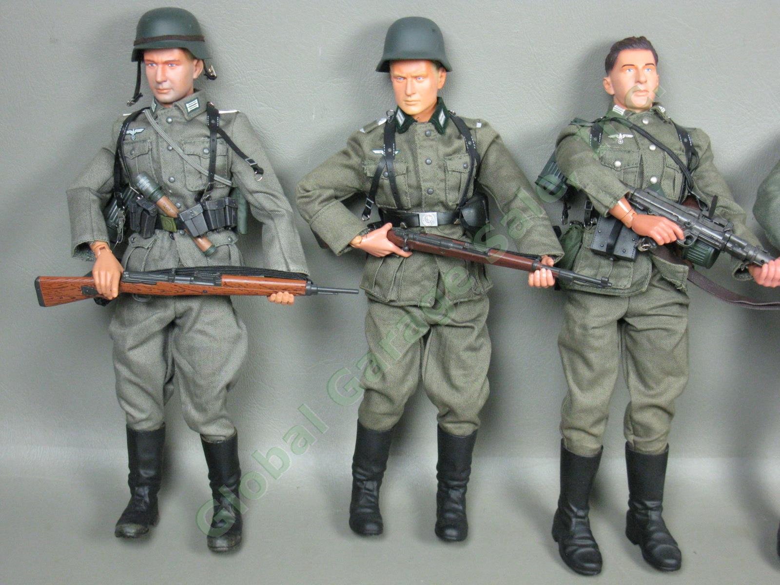 5 Dragon 1/6 Scale 12" WWII German Army Soldier Figures Lot w/Accessories NO RES 1