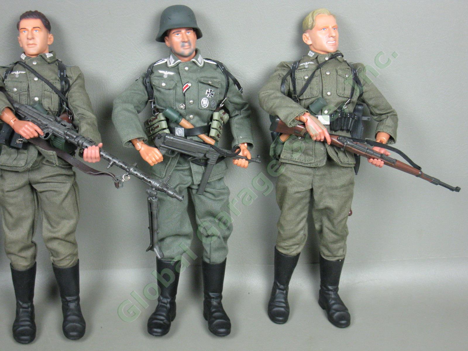 5 Dragon 1/6 Scale 12" WWII German Army Soldier Figures Lot w/Accessories NO RES 2