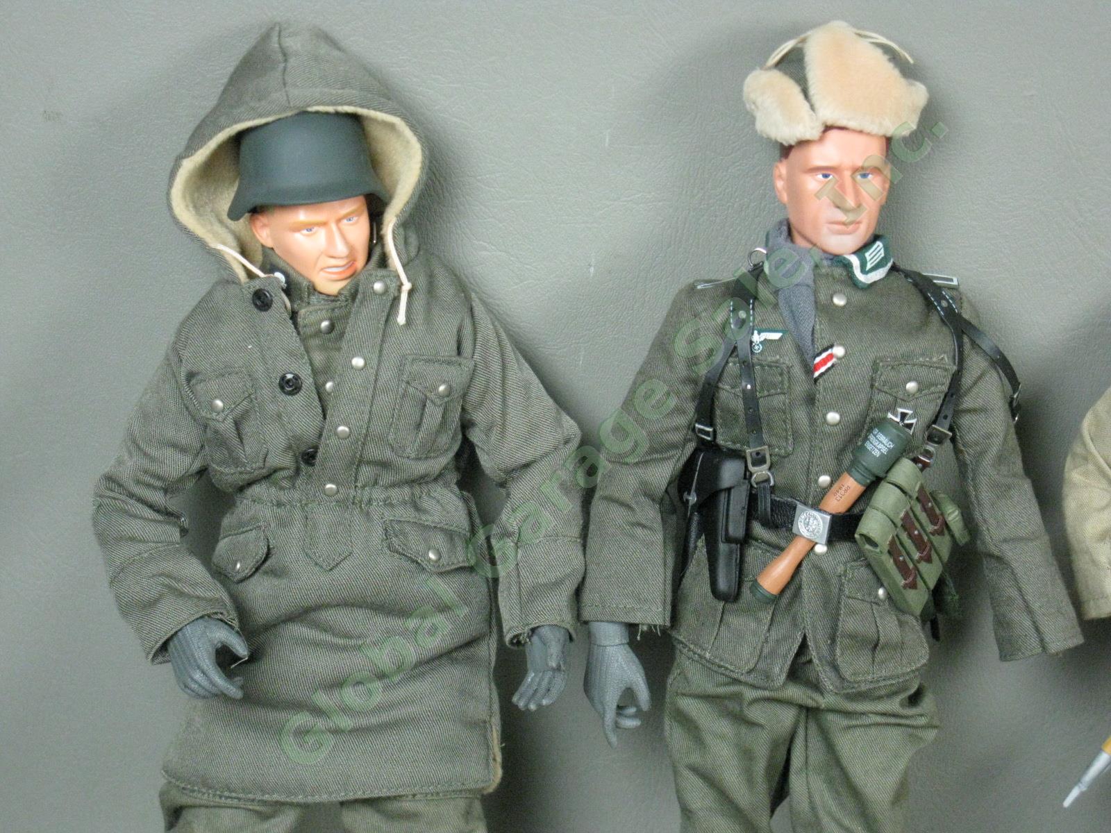 4 Dragon 1/6 Scale 12" WWII German Winter Soldier Figures Lot Skis Snowshoes +NR 1