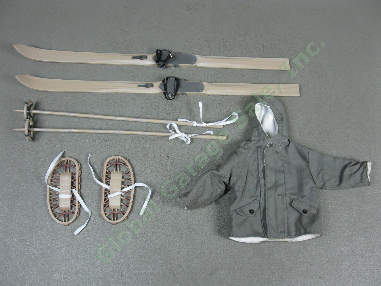 4 Dragon 1/6 Scale 12" WWII German Winter Soldier Figures Lot Skis Snowshoes +NR 5