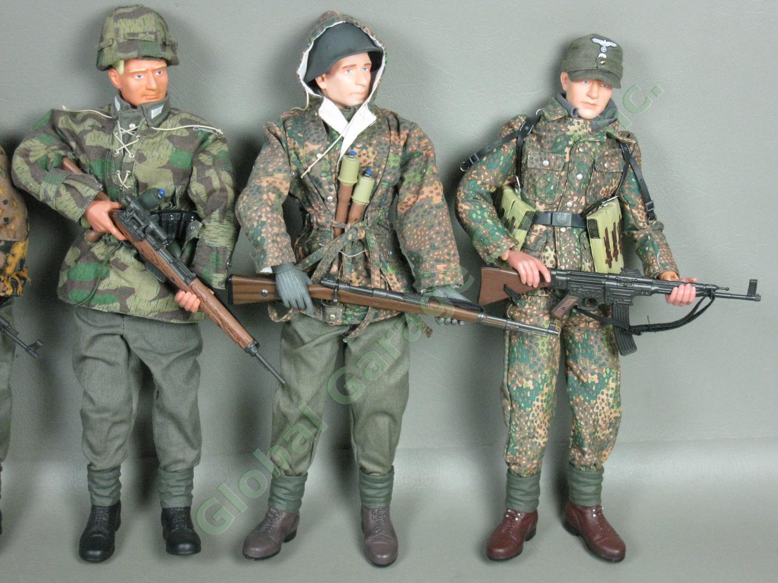 6 Dragon 1/6 Scale 12" WWII German Camo Army Soldier Figures Lot w/Accessories 2