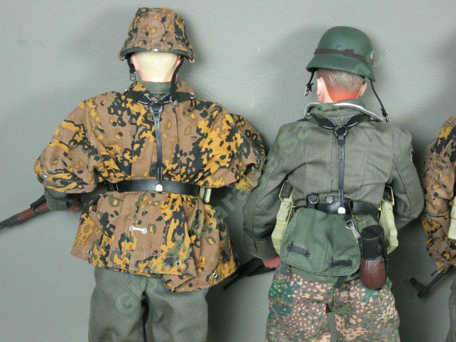6 Dragon 1/6 Scale 12" WWII German Camo Army Soldier Figures Lot w/Accessories 7