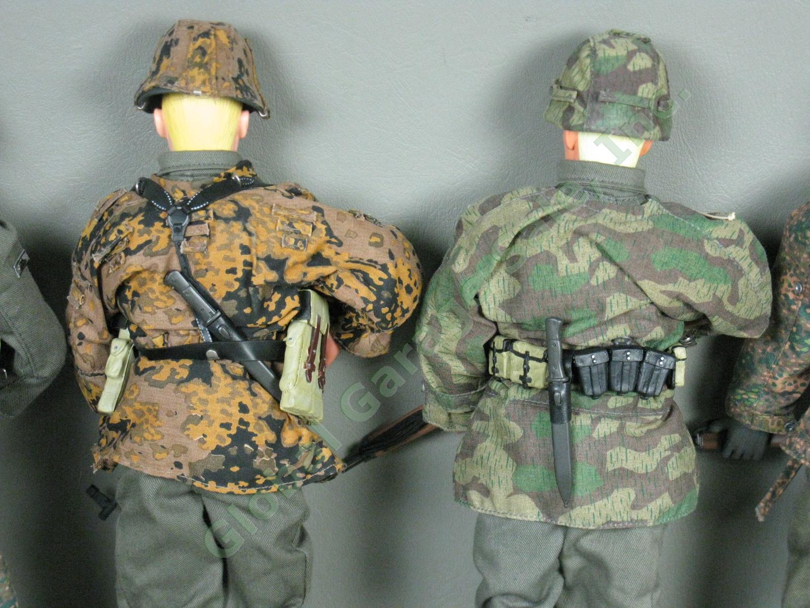 6 Dragon 1/6 Scale 12" WWII German Camo Army Soldier Figures Lot w/Accessories 8