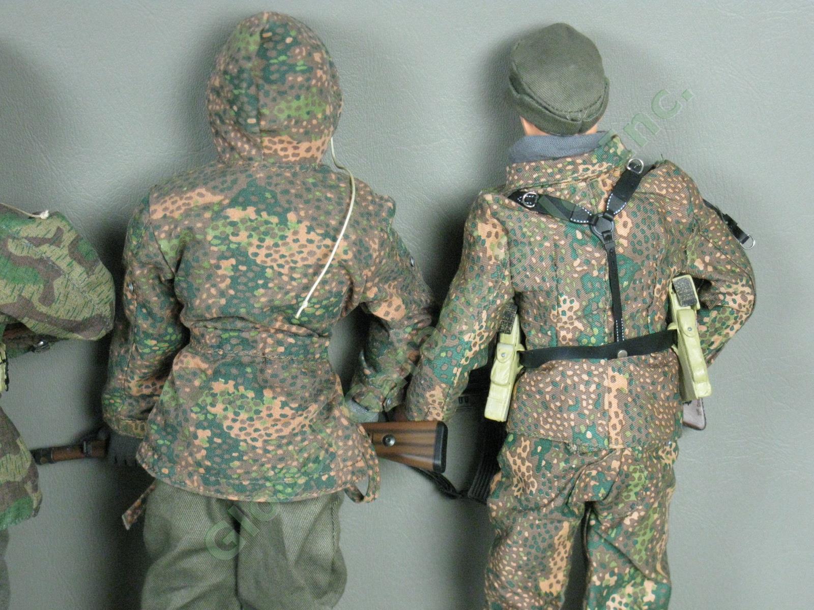 6 Dragon 1/6 Scale 12" WWII German Camo Army Soldier Figures Lot w/Accessories 9