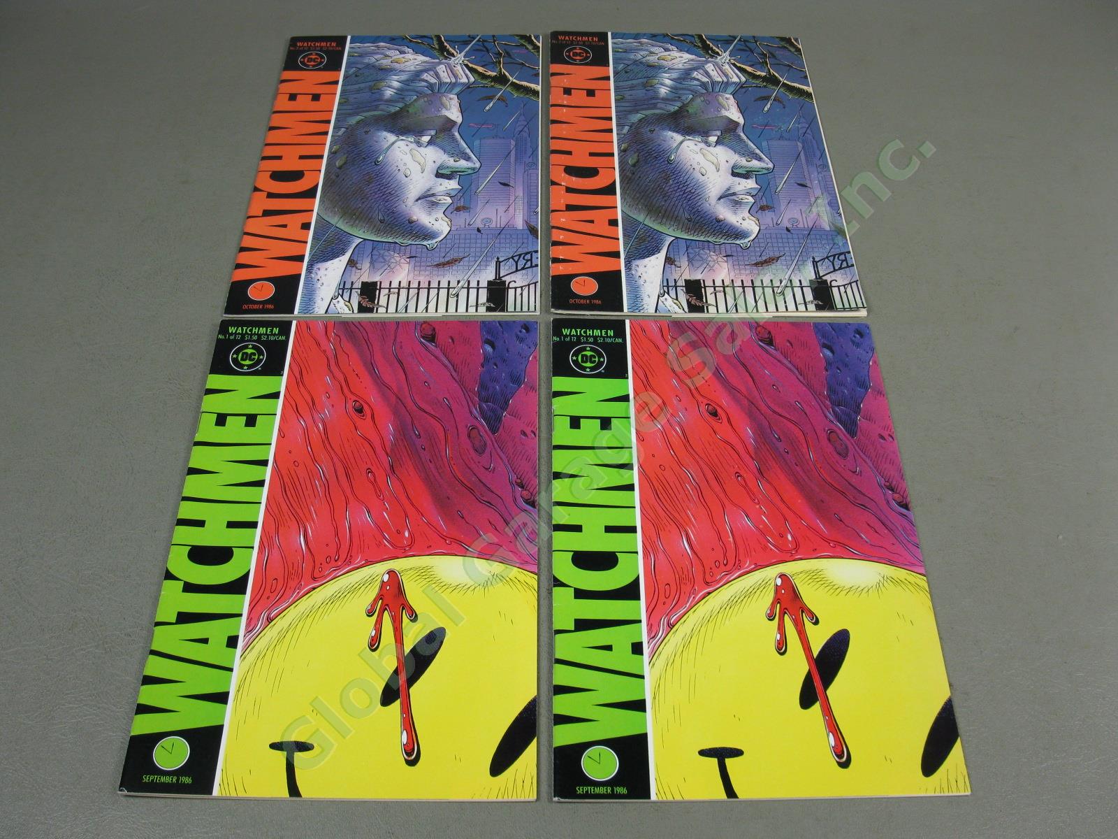 14 DC Comics Watchmen 1986 COMPLETE SET 1-12 + Extra 1 2 Alan Moore Dave Gibbons 1