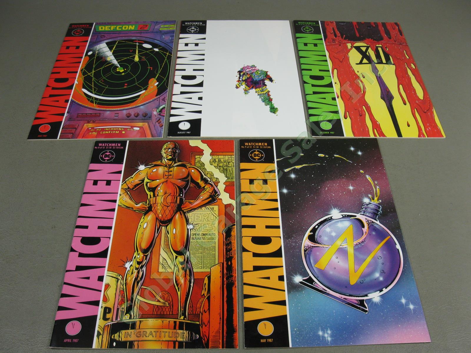 14 DC Comics Watchmen 1986 COMPLETE SET 1-12 + Extra 1 2 Alan Moore Dave Gibbons 8