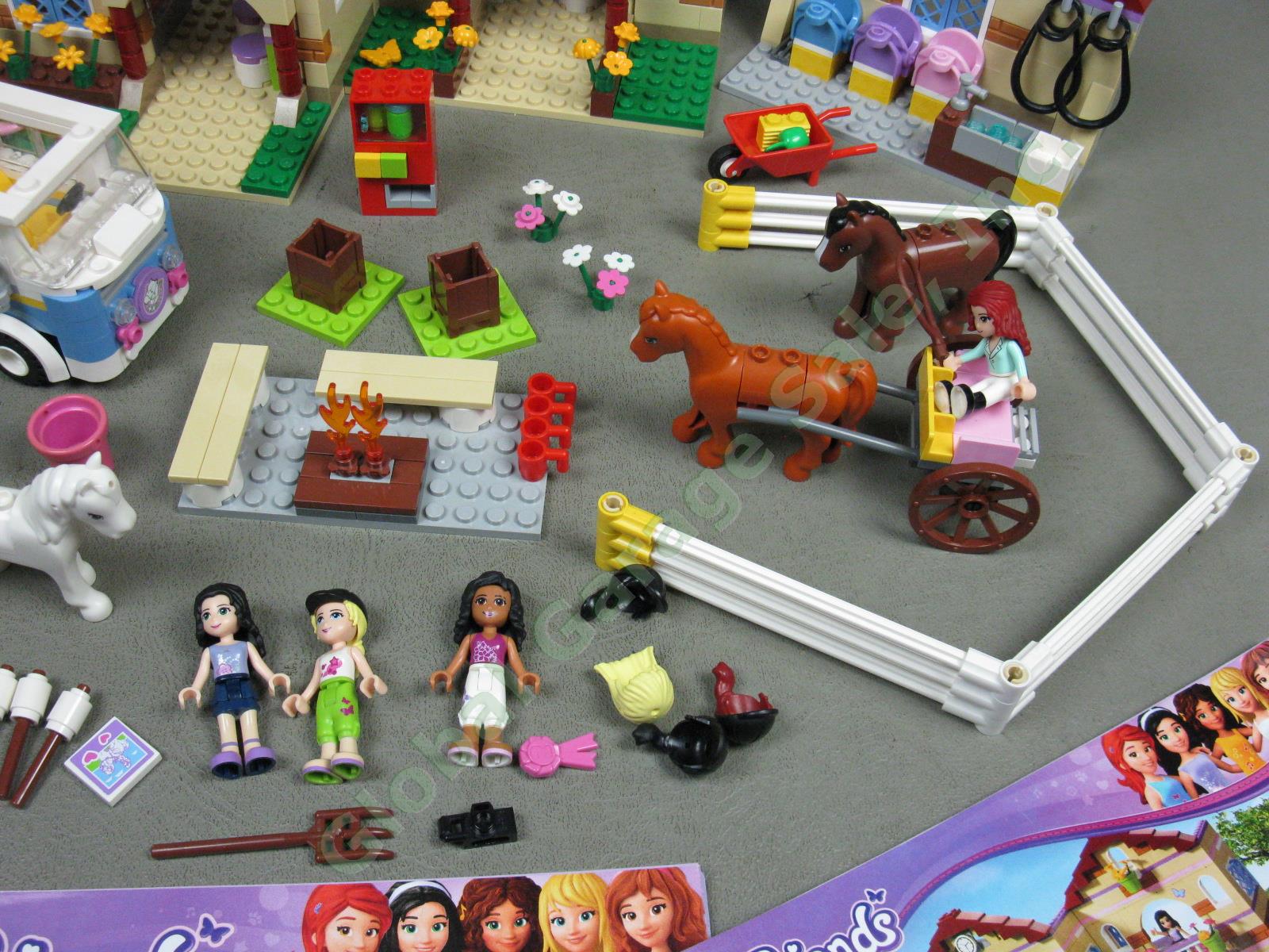Complete Retired LEGO Friends Set 3185 Summer Riding Camp Lot Instruction No Box 2