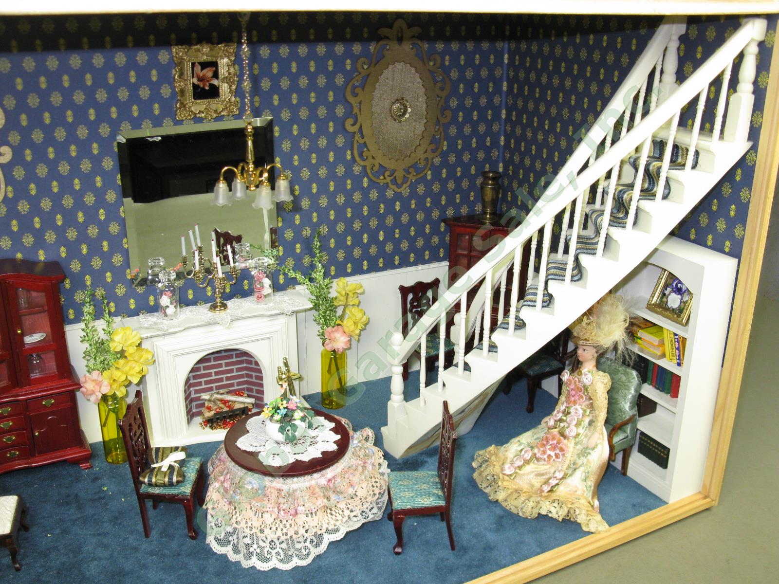 Dollhouse Miniature Room Shadow Box Diorama Display Furniture Accessory Set Lot 3