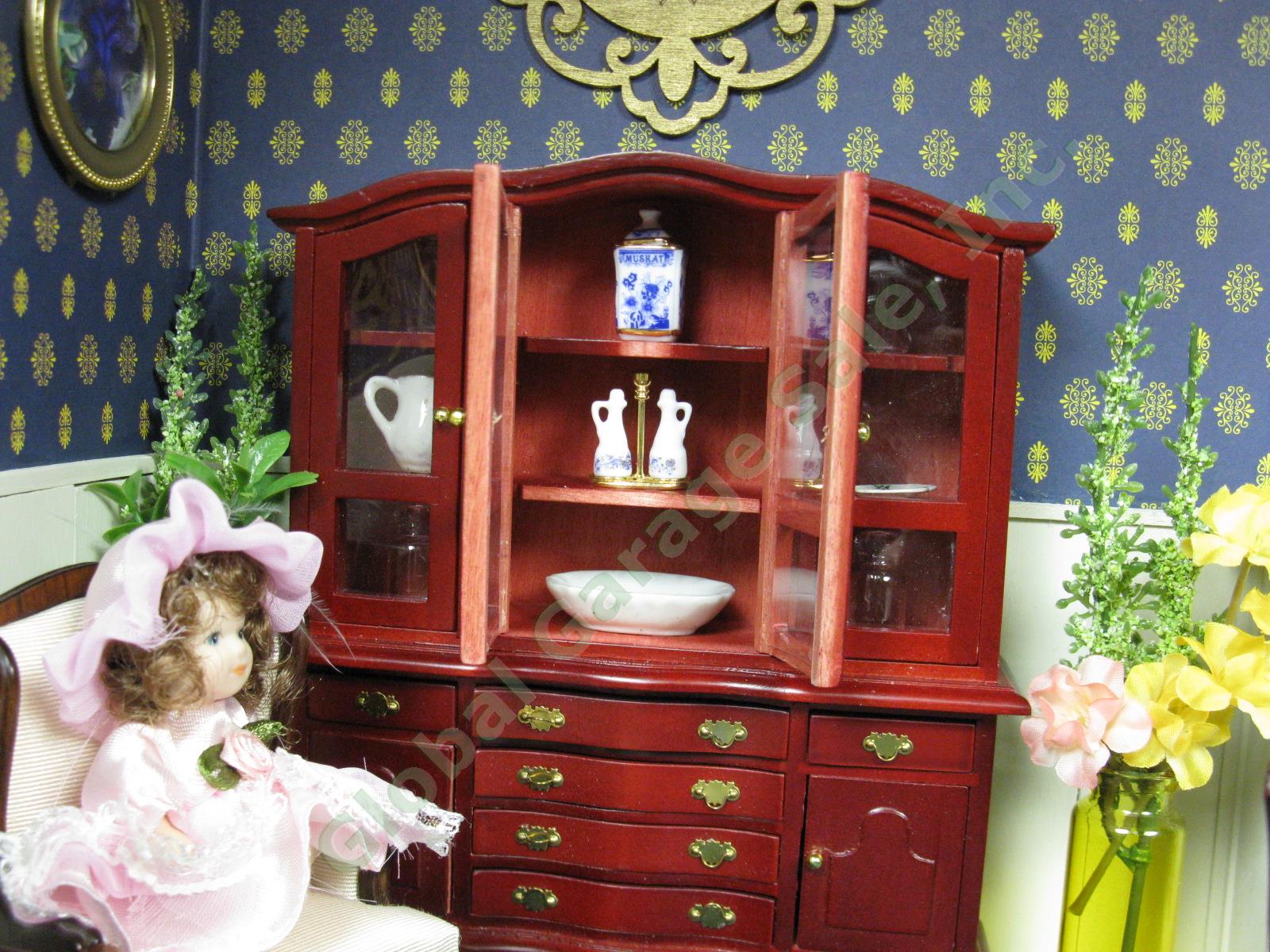 Dollhouse Miniature Room Shadow Box Diorama Display Furniture Accessory Set Lot 5