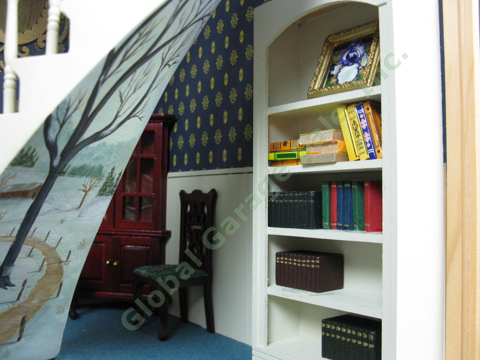 Dollhouse Miniature Room Shadow Box Diorama Display Furniture Accessory Set Lot 7