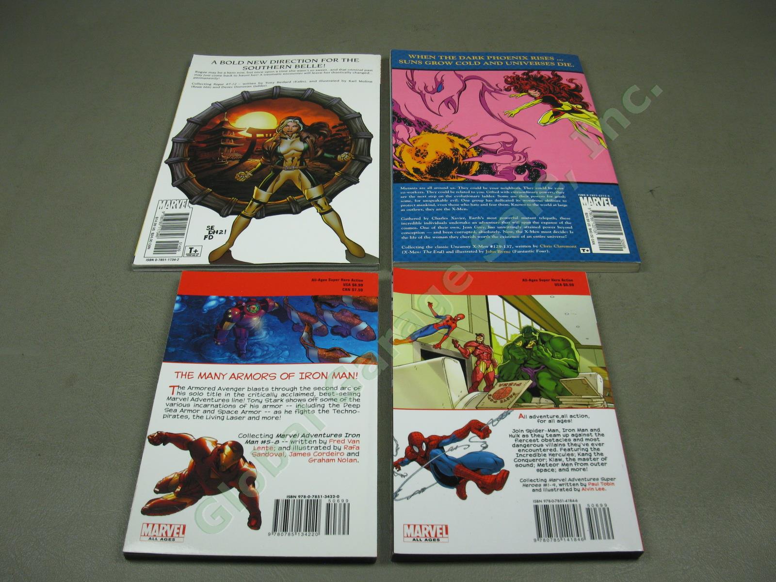 14 Comic TPB Book Lot Marvel X-Treme X-Men 1 2 3 4 5 6 7 Rogue Phoenix Iron Man 3