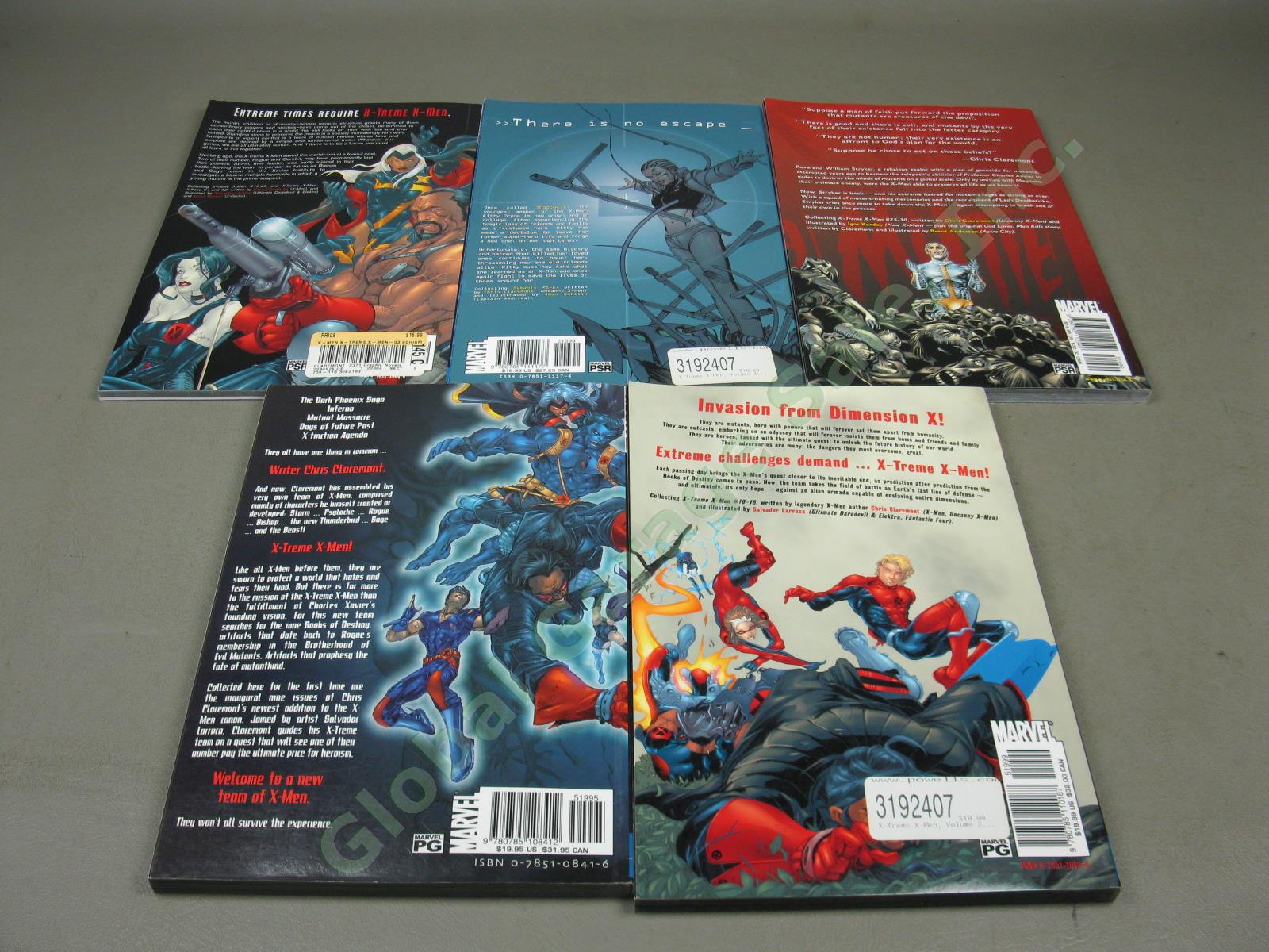 14 Comic TPB Book Lot Marvel X-Treme X-Men 1 2 3 4 5 6 7 Rogue Phoenix Iron Man 5