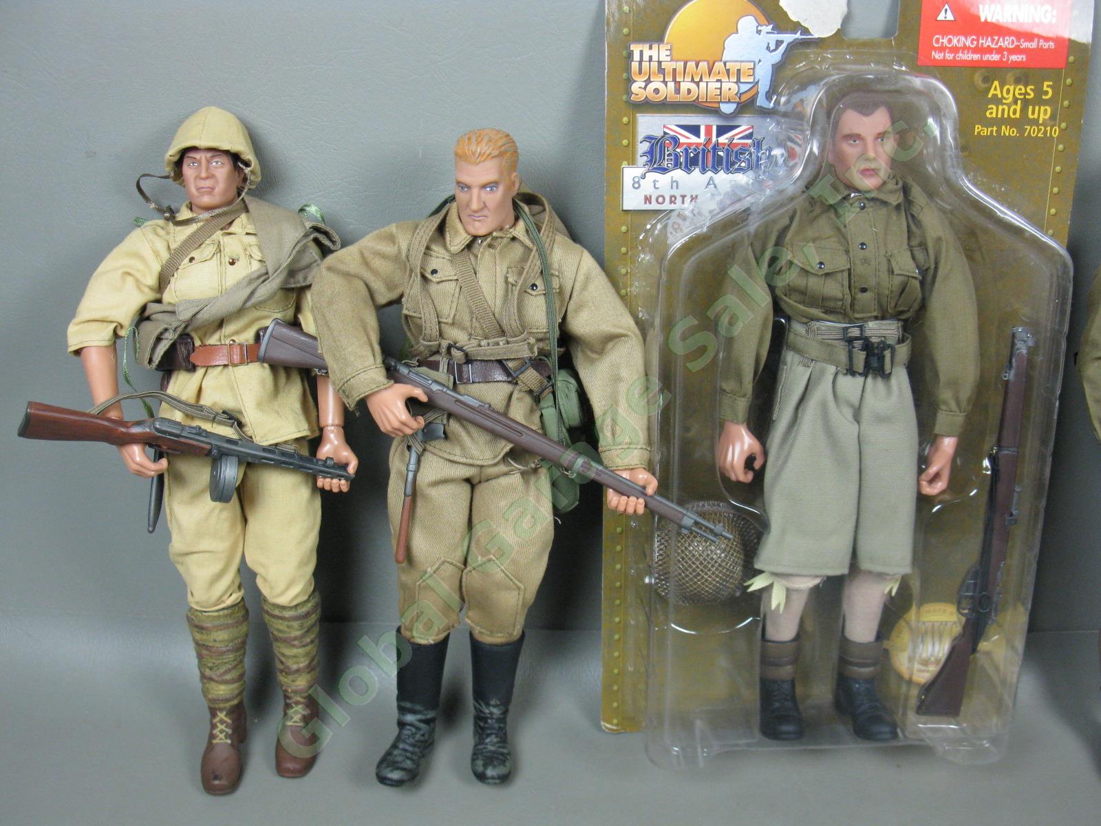 21st Century 1/6 scale 12" WWII Ally Figure British Japanese Russian Soldier Lot 1
