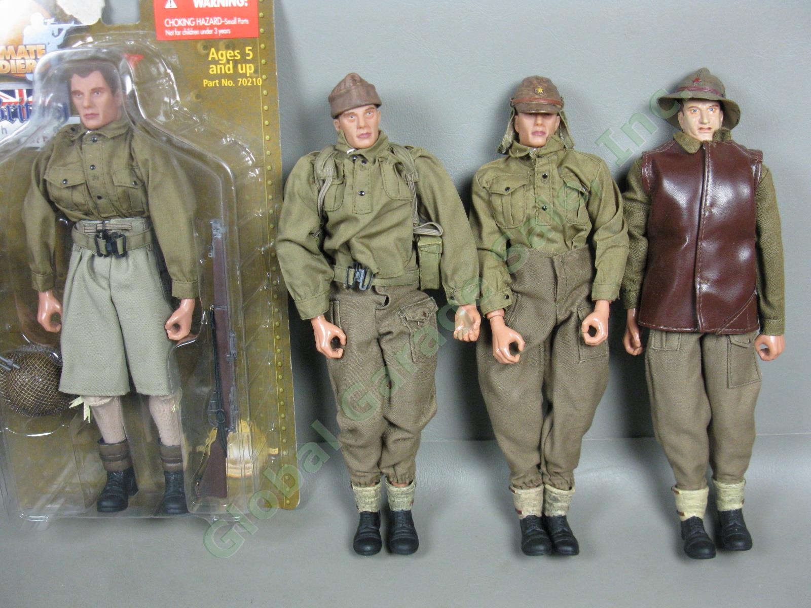 21st Century 1/6 scale 12" WWII Ally Figure British Japanese Russian Soldier Lot 2