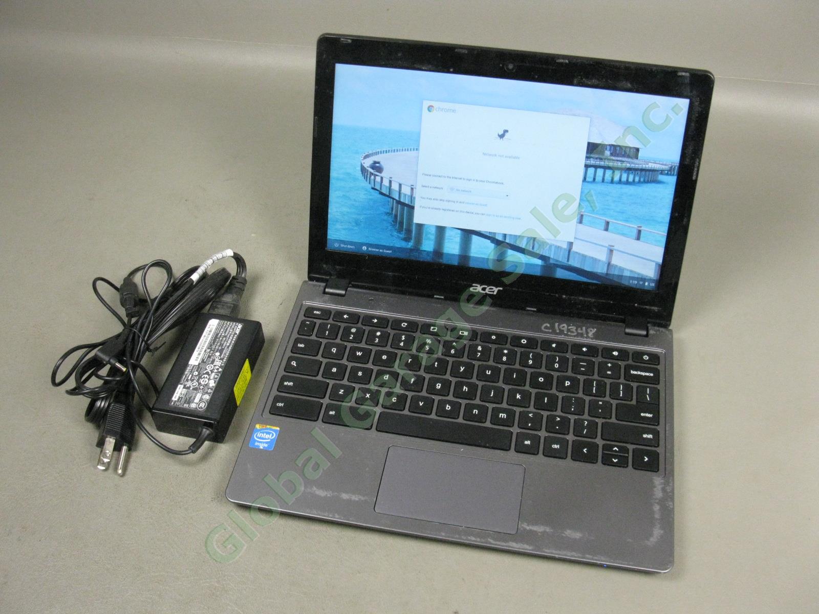 Acer Chromebook Netbook Laptop C720-2844 11.6" 1.4GHz 4GB RAM 16GB SSD See Desc