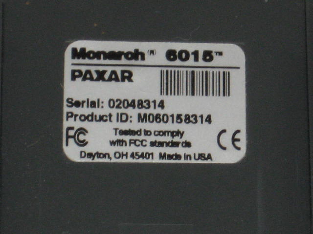Monarch Paxar 6015 Palm III PDA Thermal Printer Lot 4