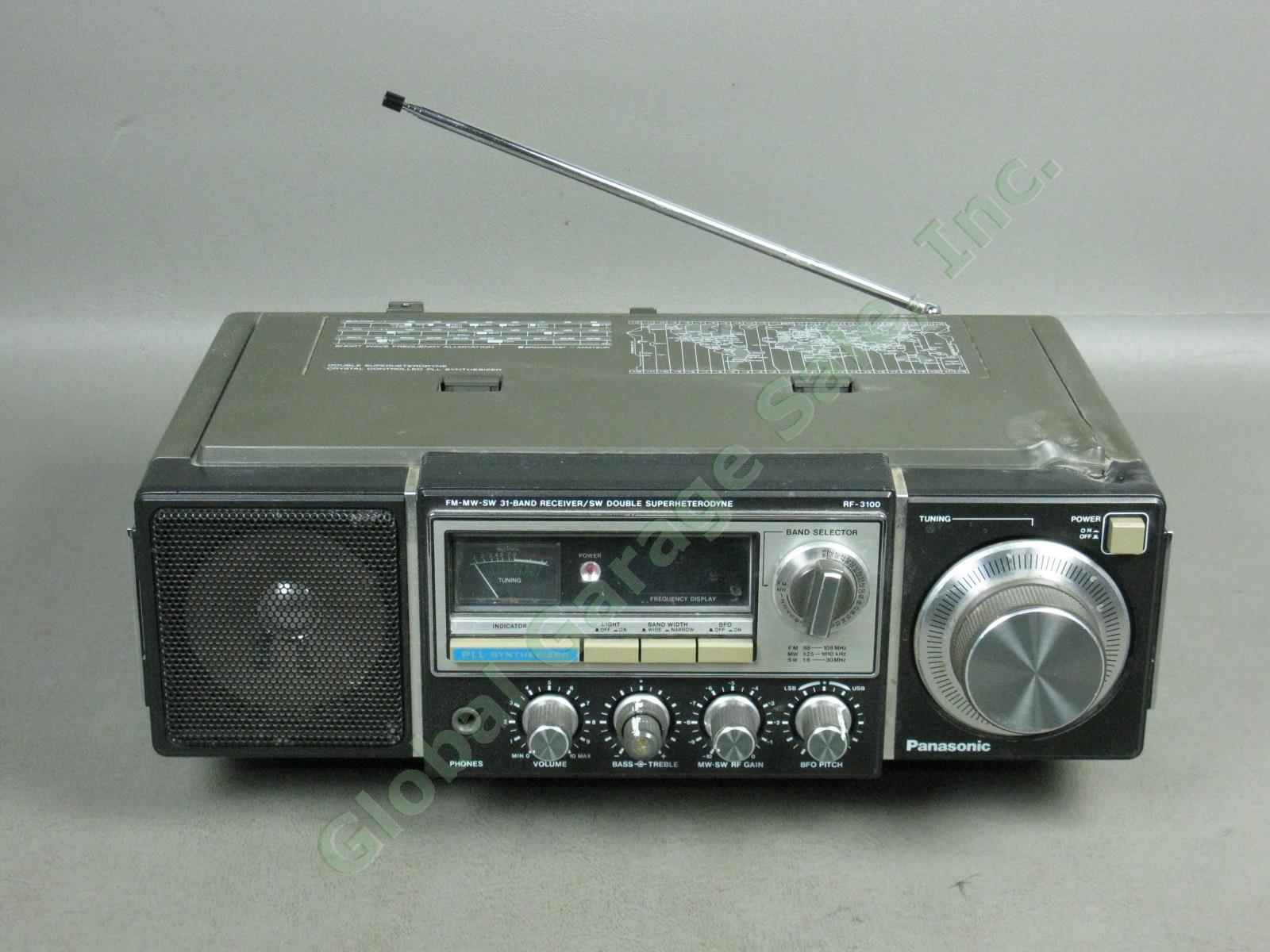 Panasonic RF-3100 31-Band AM/FM/SW/SSB Shortwave Radio Receiver Superheterodyne