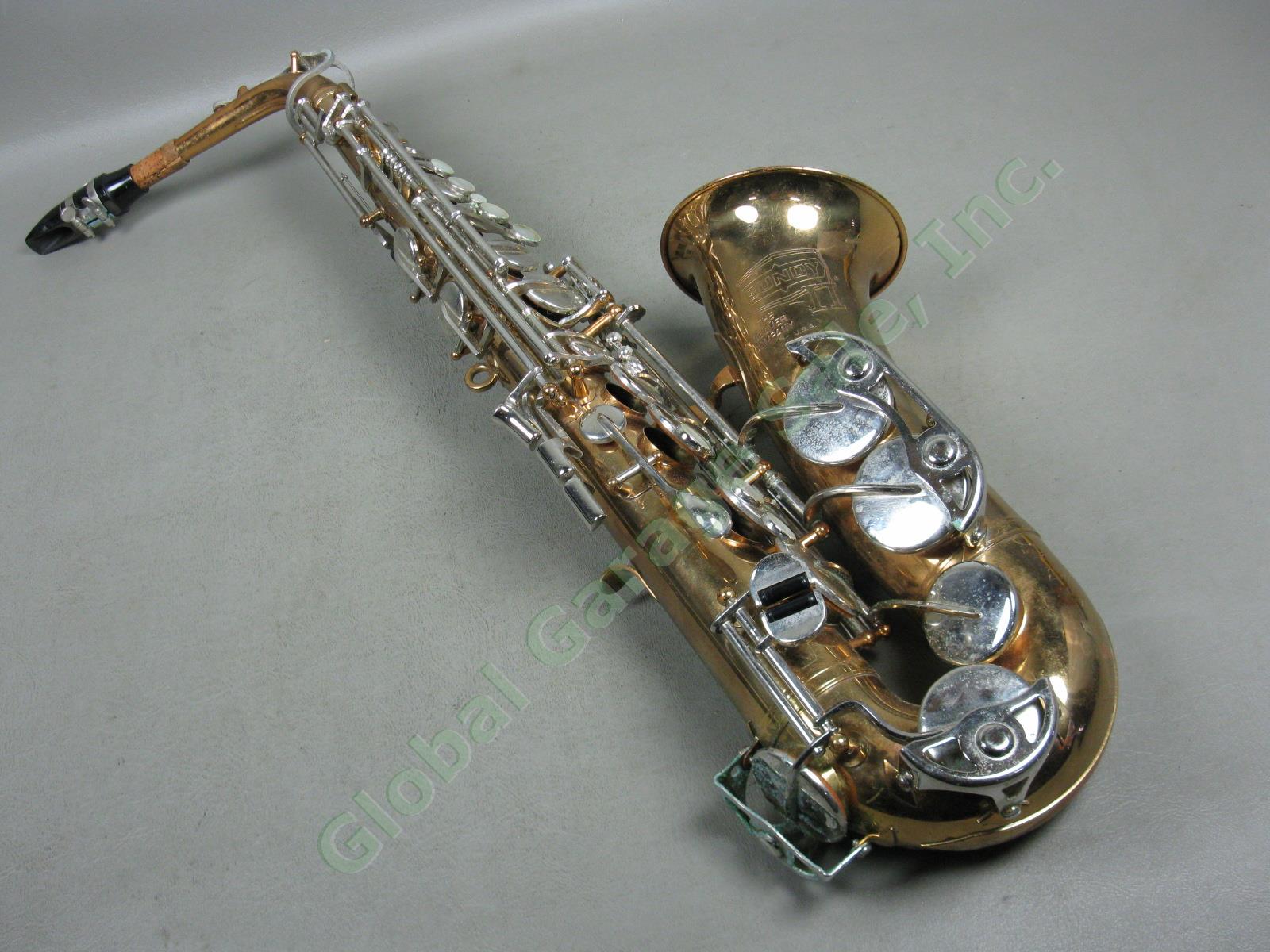 Vtg Selmer Bundy II 2 Alto Saxophone W/ Hard Case Bundle Lot Serial 838807 As-Is 2