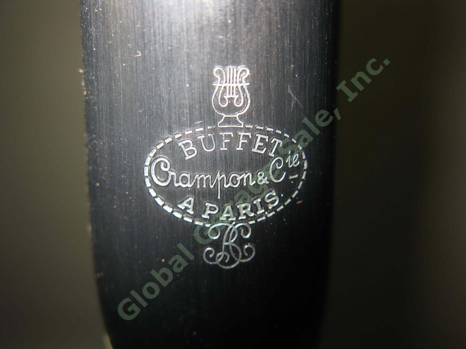 Buffet Crampon & Cie A Paris B12 Student Clarinet W/ Mouthpiece Case Lot Germany 9