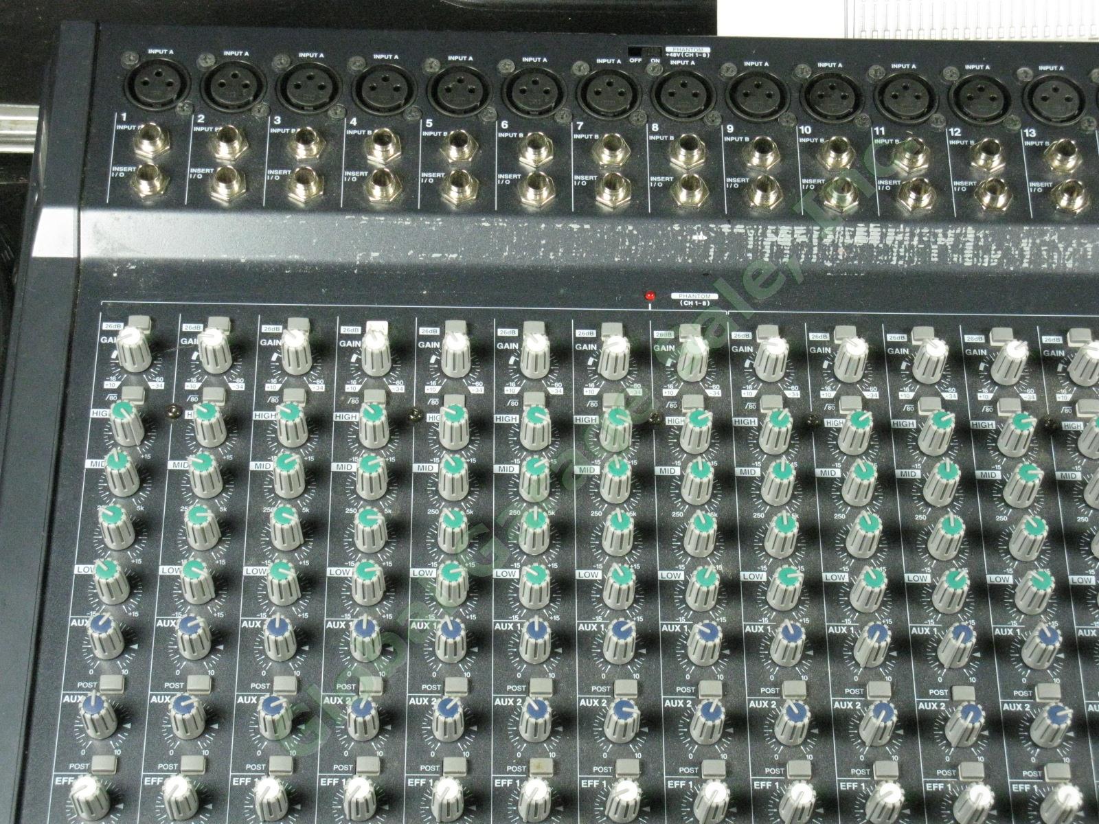 Yamaha EMX-5000-20 20-Channel 1000W Powered PA Mixer w/ SKB Travel Case VG COND! 3