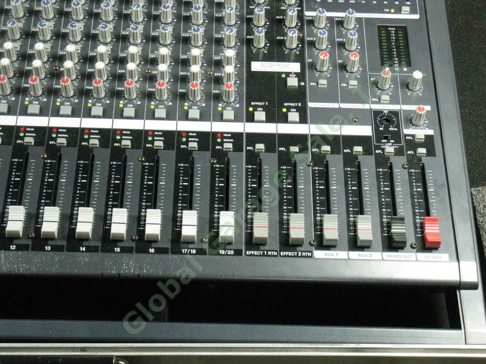 Yamaha EMX-5000-20 20-Channel 1000W Powered PA Mixer w/ SKB Travel Case VG COND! 6