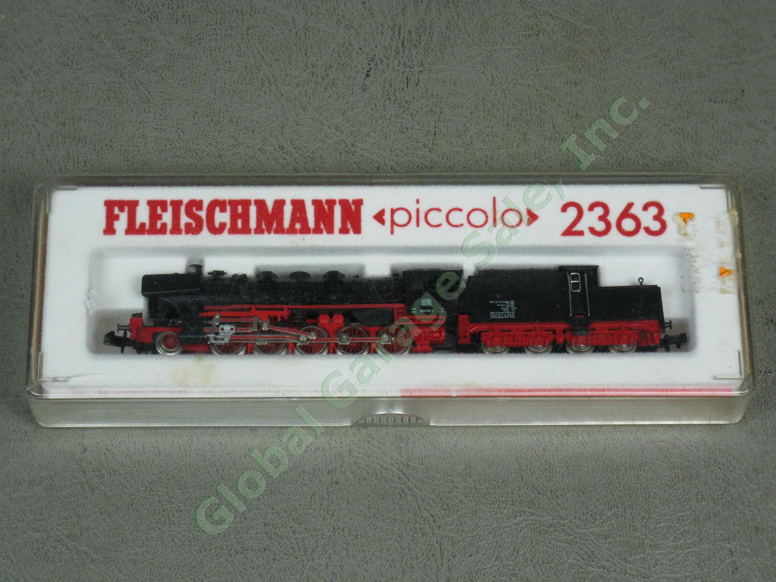 Fleischmann Piccolo 2363 N-Scale DB 2-10-0 Steam Locomotive + Tender Germany NR!