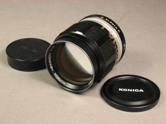Vintage Konica Hexanon 85mm 1:1.8 EE Portrait Lens NR! 1