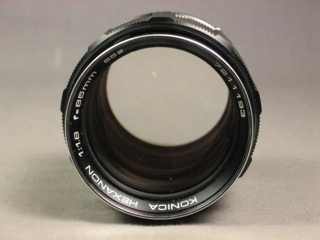 Vintage Konica Hexanon 85mm 1:1.8 EE Portrait Lens NR! 4