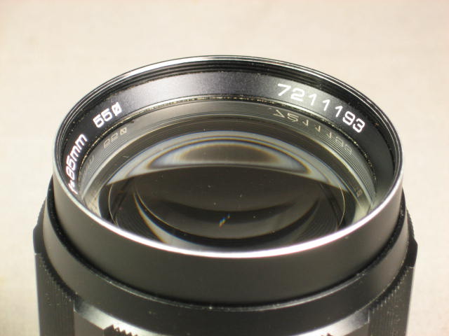 Vintage Konica Hexanon 85mm 1:1.8 EE Portrait Lens NR! 6
