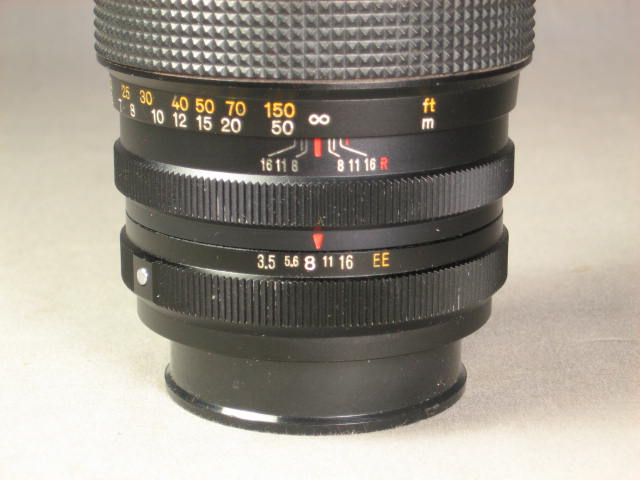 Konica Hexanon 80-200mm 3.5 Zoom + AR 200mm Camera Lens 10