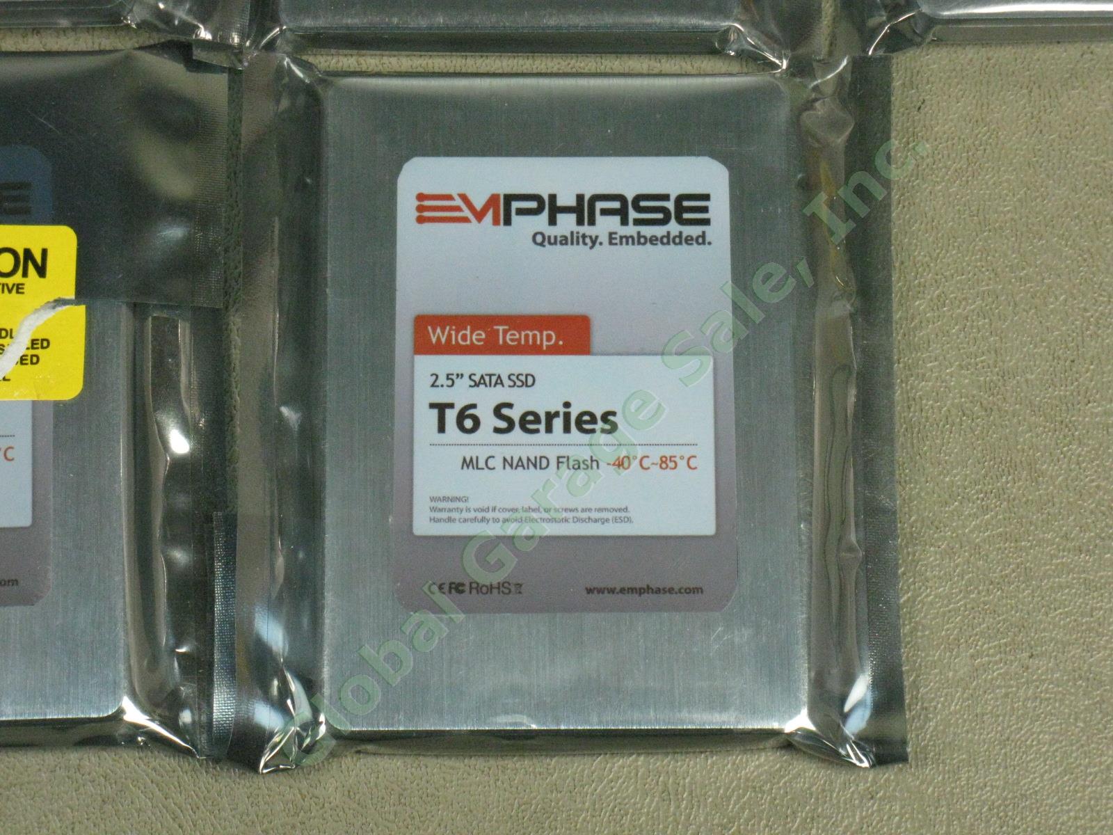 60 NEW Emphase T6 2.5" MLC NAND 60GB SSD Industrial Wide Temperature HDD Lot 1
