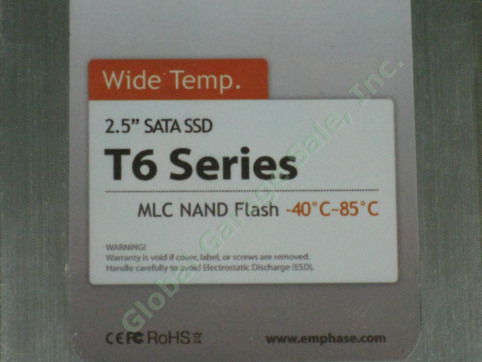 10 NEW Emphase T6 2.5" MLC NAND 60GB SSD Industrial Temperature Hard Drive Lot 2