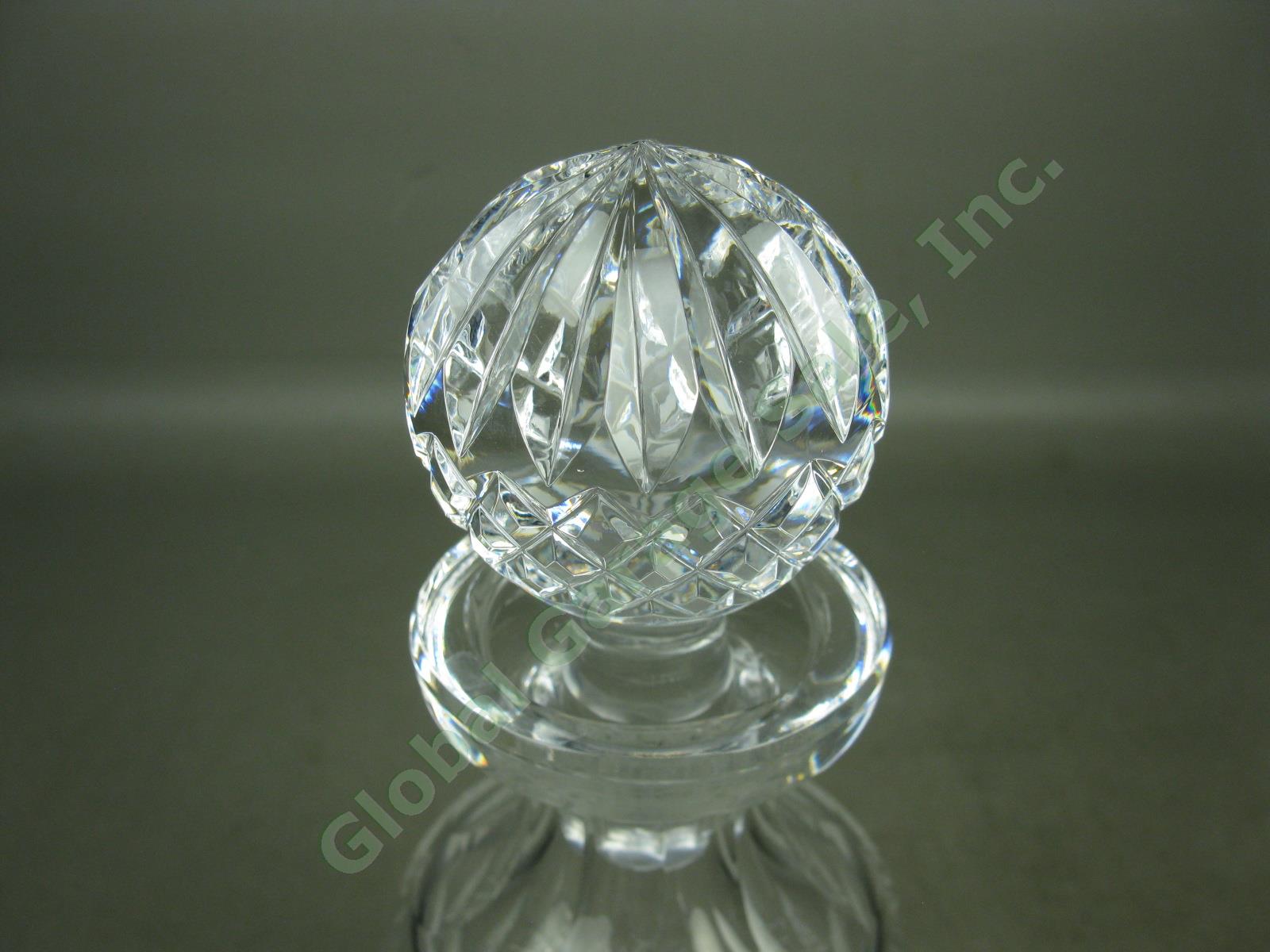 Waterford Cut Lead Crystal Colleen Spirit Wine Liquor Decanter Stopper Lot 10.5" 1