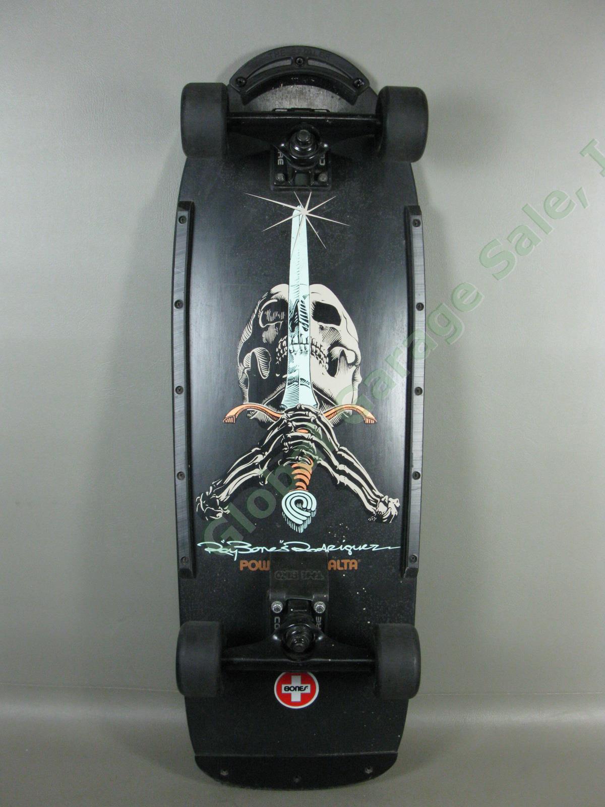 2013 Reissue Powell Peralta Ray Bones Rodriguez Skull & Sword Skateboard Bombers