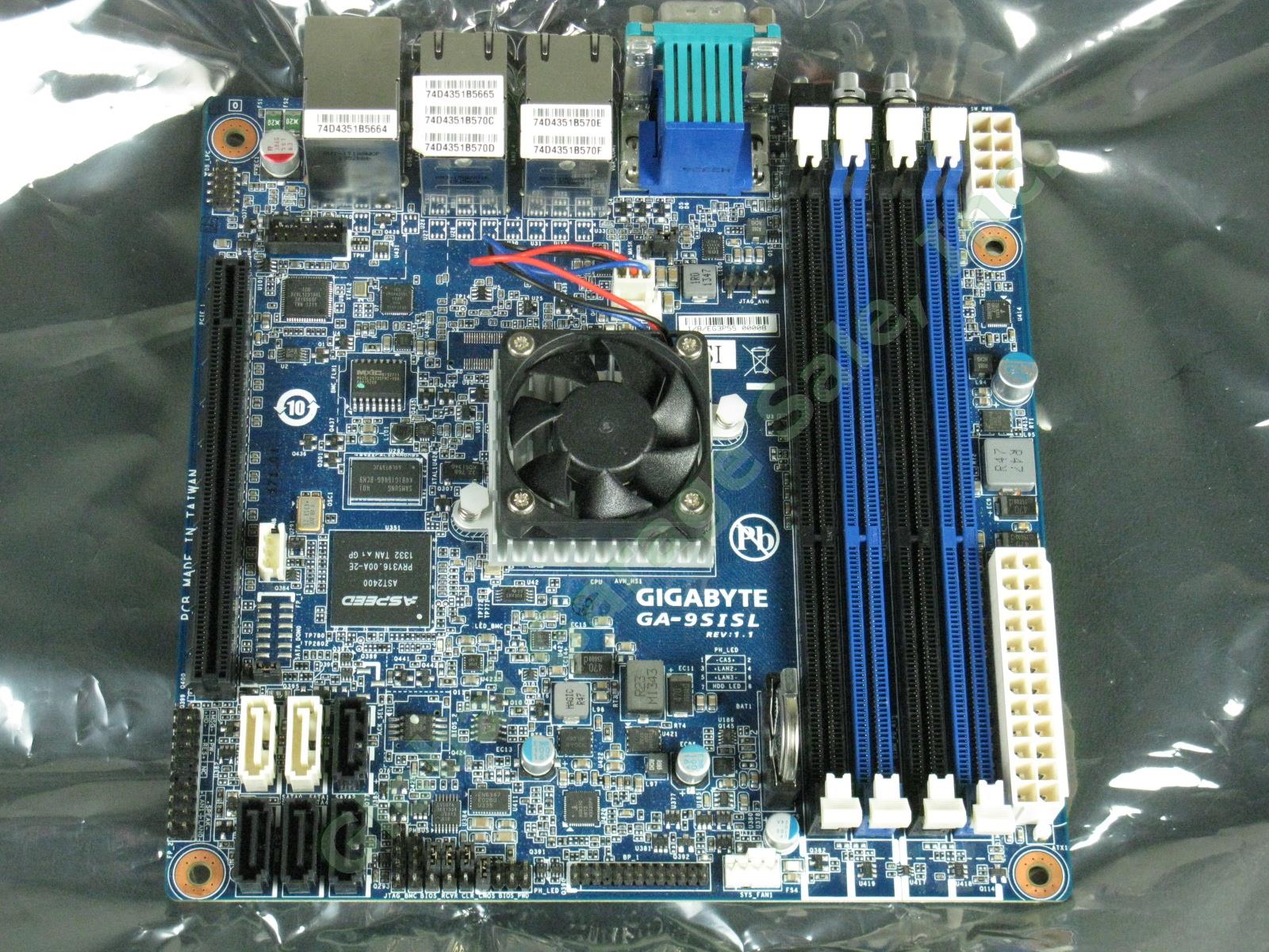 New Gigabyte Ga 9sisl Mini Itx Intel C2750 Bga 1283 Server Motherboard Rev 11 7518