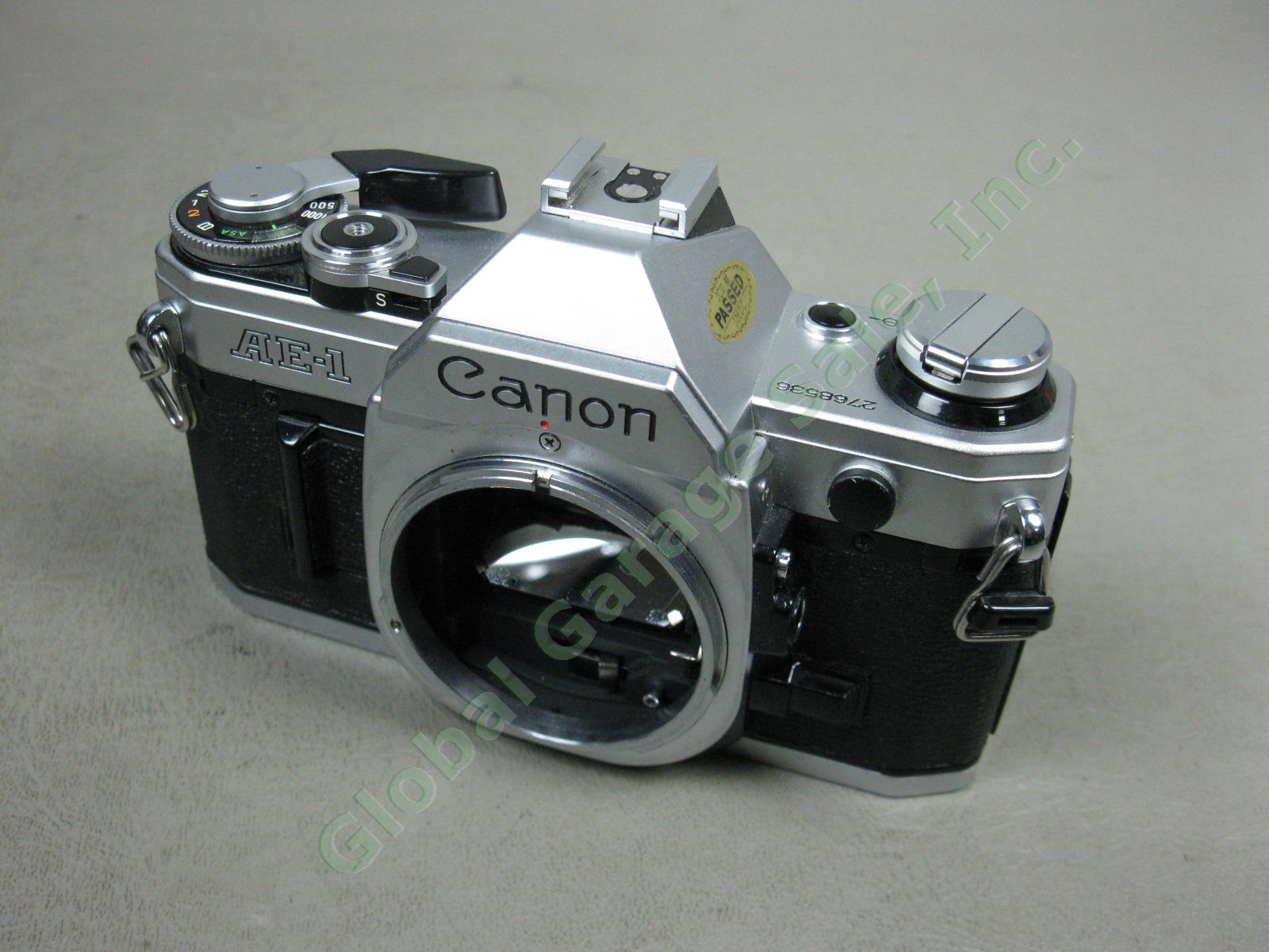 Canon AE-1 35mm SLR Camera FD 135mm 50mm 28mm Lens Speedlite 155A Flash Case Lot 3