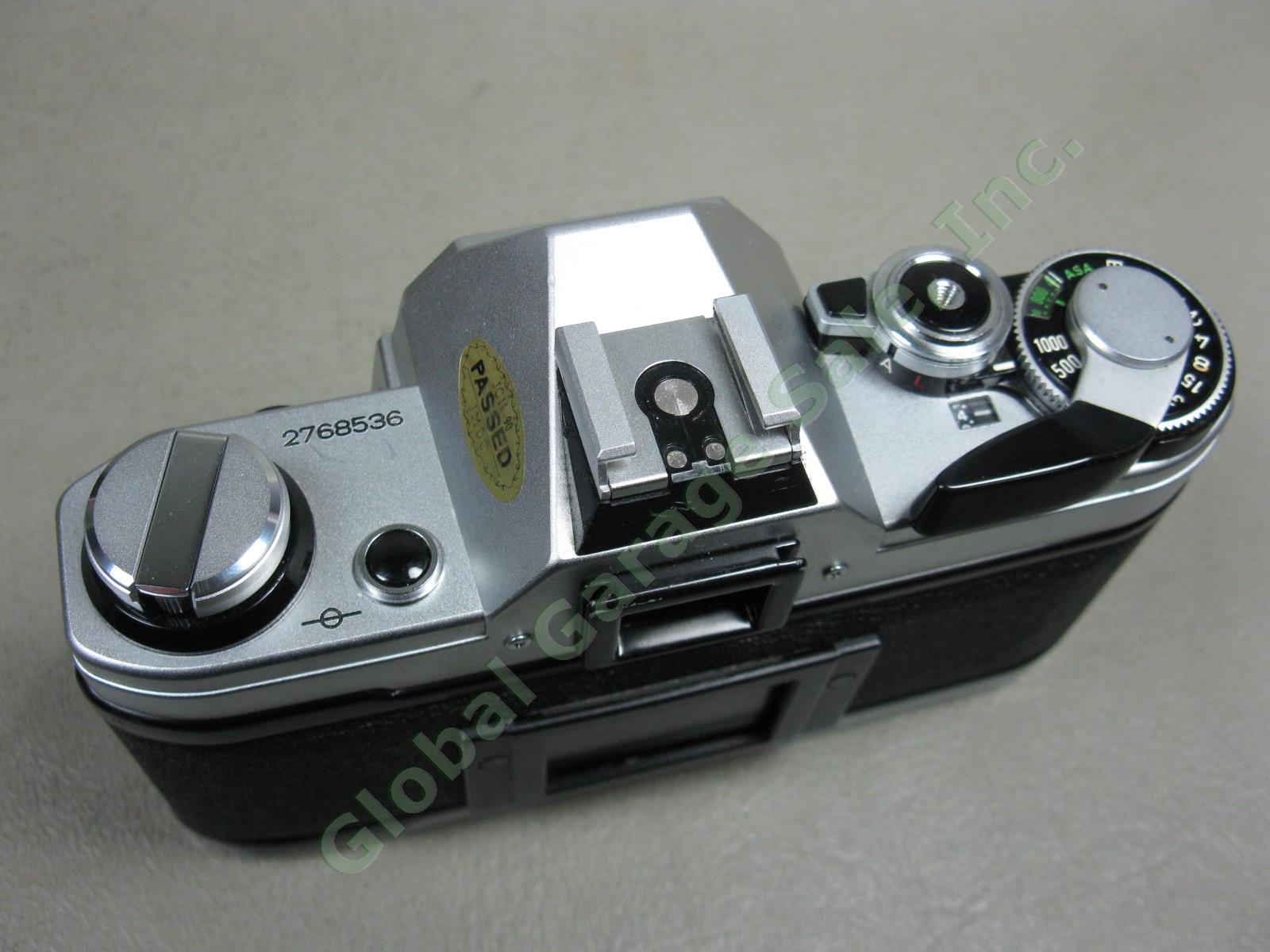Canon AE-1 35mm SLR Camera FD 135mm 50mm 28mm Lens Speedlite 155A Flash Case Lot 7
