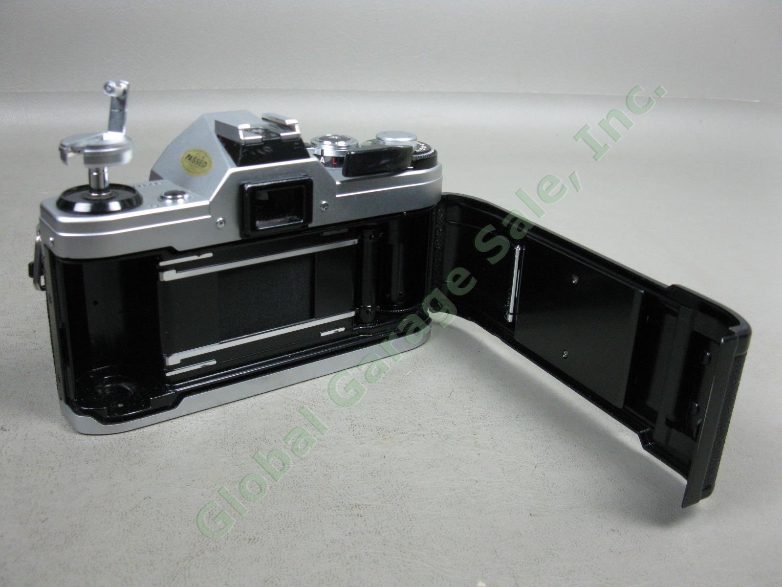 Canon AE-1 35mm SLR Camera FD 135mm 50mm 28mm Lens Speedlite 155A Flash Case Lot 9