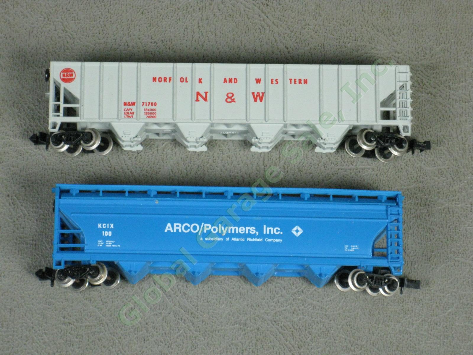 16 N-Scale Train Car Lot Box Stock Hopper Reefer Atlas Life-Like N&W CN GN MILW 2
