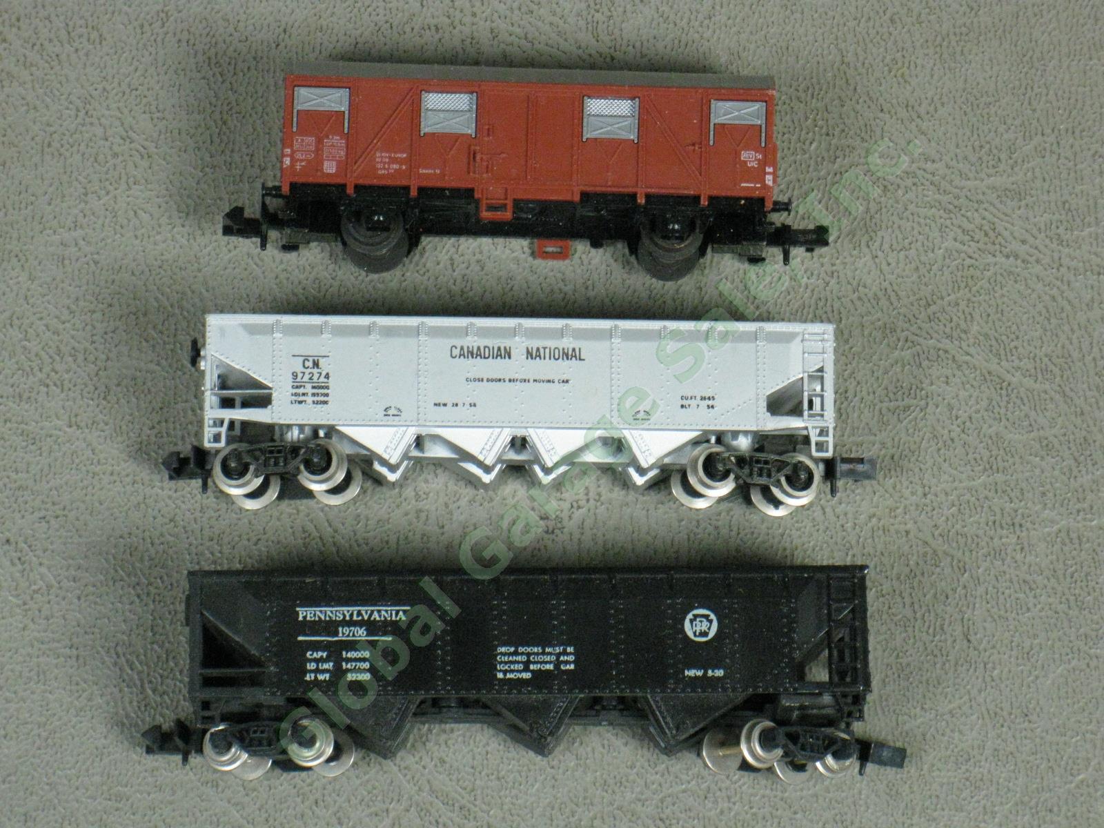 16 N-Scale Train Car Lot Box Stock Hopper Reefer Atlas Life-Like N&W CN GN MILW 3