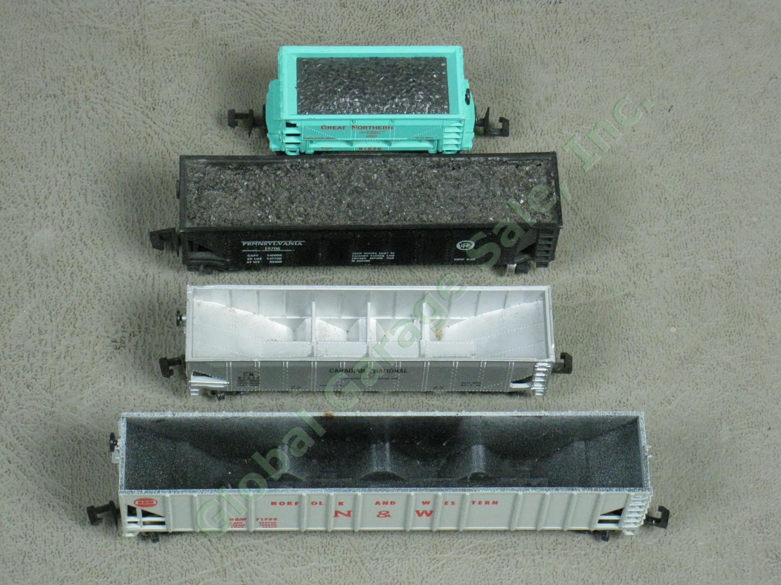 16 N-Scale Train Car Lot Box Stock Hopper Reefer Atlas Life-Like N&W CN GN MILW 7