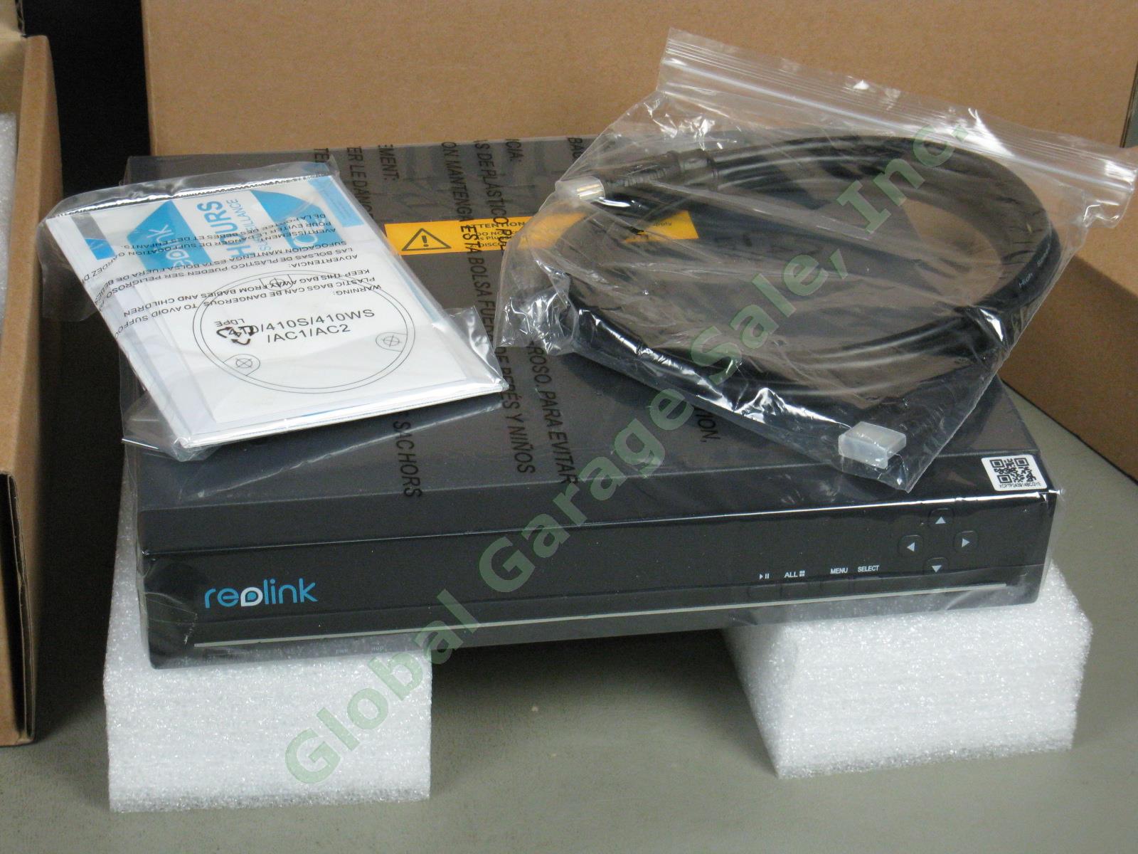 NEW Reolink RLK8-410B4 8CH 4MP PoE 4-Camera 2TB HDD Security System HD 2560x1440 1